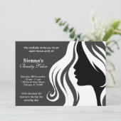 Invitation Coiffeur (blanc) (Debout devant)