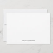 Invitation Coiffeur (blanc) (Dos)