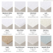 Invitation Coins arrondis Mariage blanc clair de 5 po x 7 po