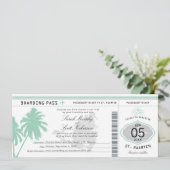 Invitation Col. d'embarquement St Martin Destination Wedding (Debout devant)
