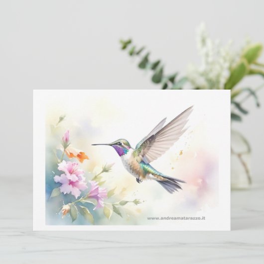 Invitation Colibri (Debout devant)