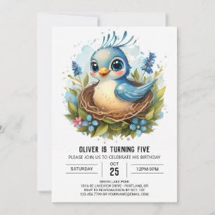 Invitation Colibri Chic Whimsical Birthday