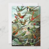 Invitation Colibri Vintage (Devant)