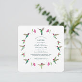 Invitation Colibris d'Anna (Debout devant)