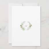 Invitation Colibris Twins Pink Protea Baby in Bloom (Dos)