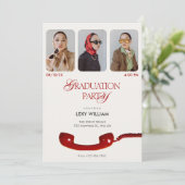 Invitation Collaboration de photo de mode vintage classique d (Debout devant)