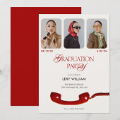 Invitation Collaboration de photo de mode vintage classique d (Devant / Derrière)