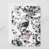 Invitation Collage Cut Out Rockstar Birthday (Dos)