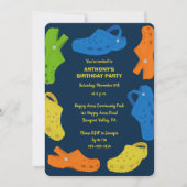 Invitation Collage de chaussures en plastique Marine Blue Ann (Devant)