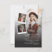 Invitation Collage de photos de fête de fin d'études Ouvertur (Devant)