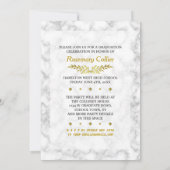 Invitation Collage de photos de la fête de fin d'études secon (Dos)