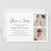 Invitation Collage de photos Fête d'anniversaire commune (Devant)