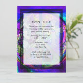 Invitation Collage de symboles de paix d'apparence Super (Debout devant)