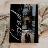 Invitation Collage noir et blanc Modern Script Remise des dip