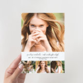 Invitation Collage photo branché et coups de fouet fête de gr