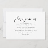 Invitation Collage photo de célébration de vie Funérailles (Dos)