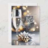 Invitation Collage photo de fête du Nouvel An (Dos)