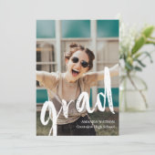 Invitation Collage photo moderne Classe de fin d'études de 20 (Debout devant)