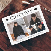 Invitation Collage photo simple Graduation
