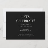 Invitation Collage Photos Tan & Black Graduation Party (Dos)
