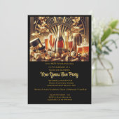 Invitation Collecte de fonds Black Gold New Year's Eve Party (Debout devant)