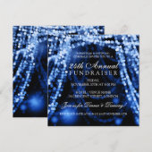 Invitation Collecte de fonds d'entreprise Chaîne de la fête B (Devant / Derrière)