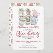 Invitation Collecte de fonds du matin du café (Devant / Derrière)