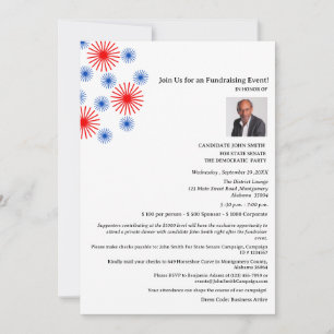 Invitation Collecte de fonds politique Cute Campaign