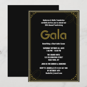 Invitation Collecte de fonds pour le gala officiel de l'entre