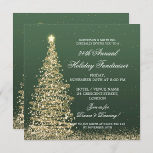 Invitation Collecte de fonds pour les Fêtes Gala Gold Green