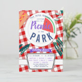 Invitation Collecte de fonds pour pique-nique de charité anni (Debout devant)