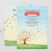 Invitation Collecte de l'invitation de la Réunion de famille (Devant / Derrière)