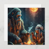 Invitation Collecte des forêts de Bigfoot et de Chief Moonlit (Devant / Derrière)