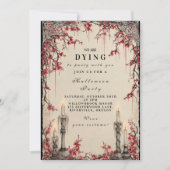 Invitation Collecte d'Halloween aux chandelles (Devant)