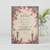 Invitation Collecte d'Halloween aux chandelles (Debout devant)