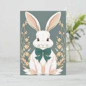 Invitation Collection Bunny de Pâques (Debout devant)