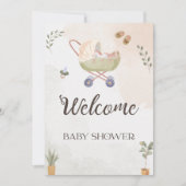 Invitation Collection de Baby Shower Douces Débuts (Devant)