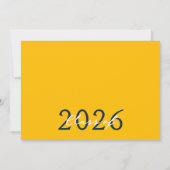 Invitation Collection de films photo Navy & Gold 6 (Dos)