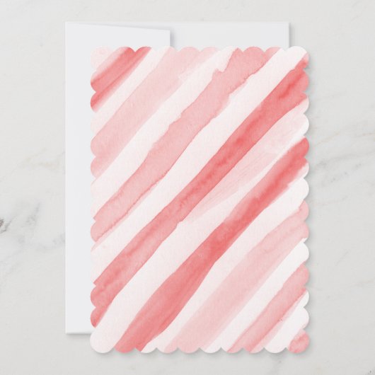 Invitation Collection de fils aquarelle (Dos)