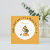 Invitation Collection de fleur Whimsical enfant de coupe-beur (Debout devant)