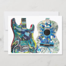 Collection de guitares Mosaic Boho Chic