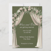Invitation Collection de mariage Élégance Bohème (Devant)