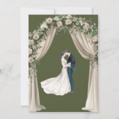 Invitation Collection de mariage Élégance Bohème (Dos)