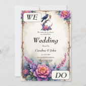 Invitation Collection de mariage Enchanted Raven Wedding  (Devant)