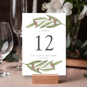 Invitation Collection de Mariages de Branches d'Olivier