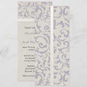 Invitation Collection de Mariages de lavande SmartElegance (Devant / Derrière)