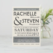 Invitation Collection de Mariages de panneau publicitaire (Debout devant)