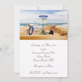 Invitation Collection de mariages de plage (Dos)