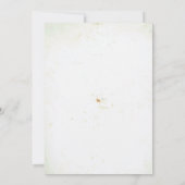 Invitation Collection de Mariages Fleurs sauvages élégants (Dos)