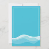 Invitation Collection de Mariages Ocean Wave (Dos)